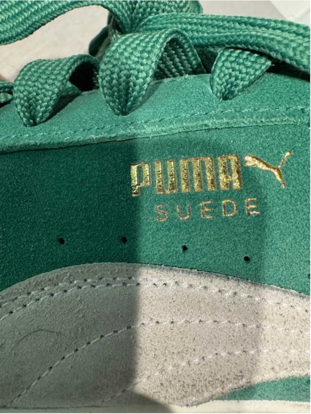 Men's Puma Suede NBA Boston Celtics-Green White Sneakers Size 11